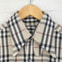 バーバリーブラックレーベル BURBERRY BLACK LABEL ノヴァチェック ロングカフスシャツ チンスト メンズ 2