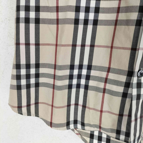 バーバリーブラックレーベル BURBERRY BLACK LABEL ノヴァチェック ロングカフスシャツ チンスト メンズ 2
