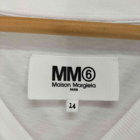 エムエムシックスメゾンマルジェラ MM6 Maison Margiela 22aw ロゴプリントワイドTシャツ レディース 14