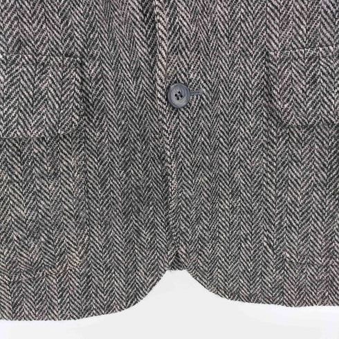 ブルックスブラザーズ BROOKS BROTHERS 80-90s USA製 ヘリンボーンツイル 3Bウールテーラードジャケット メンズ 36S