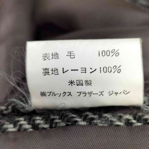 ブルックスブラザーズ BROOKS BROTHERS 80-90s USA製 ヘリンボーンツイル 3Bウールテーラードジャケット メンズ 36S