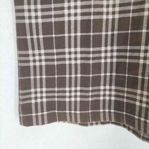 バーバリーブルーレーベル BURBERRY BLUE LABEL ロゴ刺繍ハウスチェックTシャツ メンズ L