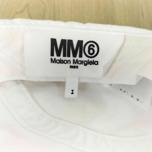 エムエムシックスメゾンマルジェラ MM6 Maison Margiela メルトロゴ 5パネルキャンプキャップ レディース 1