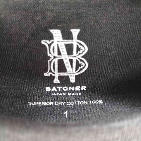 バトナー BATONER コットン スーベニアTシャツ レディース JPN:1