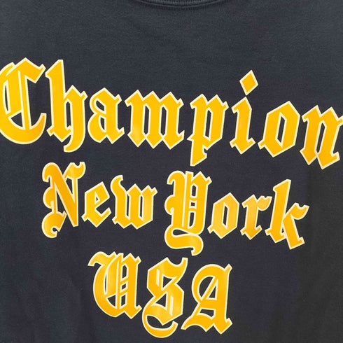 チャンピオン Champion オールドイングリッシュ 3段 裏起毛 クルーネックスウェットシャツ メンズ JPN:M