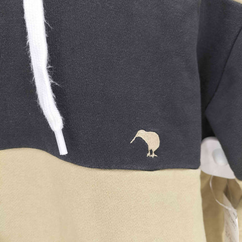 カンタベリーオブニュージーランド CANTERBURY OF NEW ZEALAND ロゴ刺繍 ヘンリーネック プルオーバーパーカー レディース JPN:M