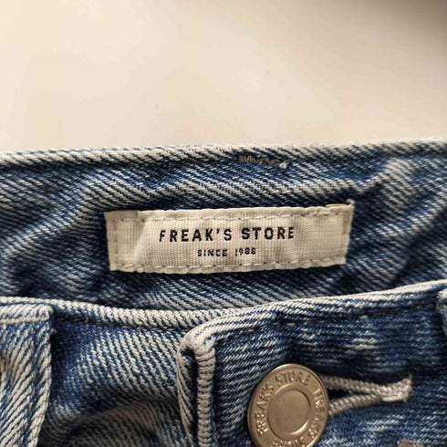 フリークスストア FREAKS STORE 箔プリント デニムパンツ レディース JPN:S