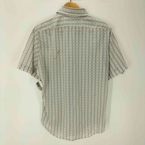 半袖総柄シャツ メンズ 15 1/2