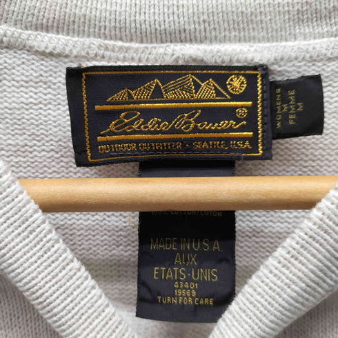 エディーバウアー Eddie Bauer 80s 90s 黒タグ USA製 クルーネックスウェット メンズ JPN:M