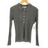 ザラ ZARA リブニットシャツ プルオーバー レディース import:S