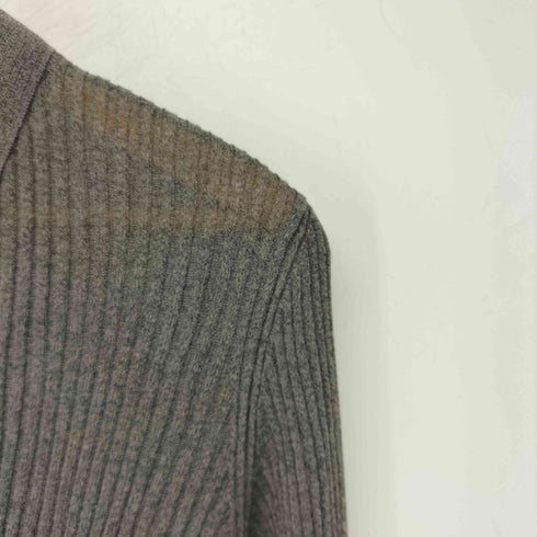 ザラ ZARA リブニットシャツ プルオーバー レディース import:S
