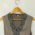 leigh bentivoglio レース切り替え ノースリーブシルクブラウス レディース import:XS
