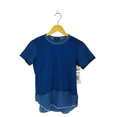 トリココムデギャルソン tricot COMME des GARCONS AD2018 19SS ステッチデザイン 裾切り替え カットソー レディース JPN:S