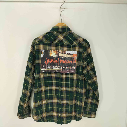 ジャンキームード JUNKY MOOD バックプリントチェック柄シャツ メンズ JPN:M