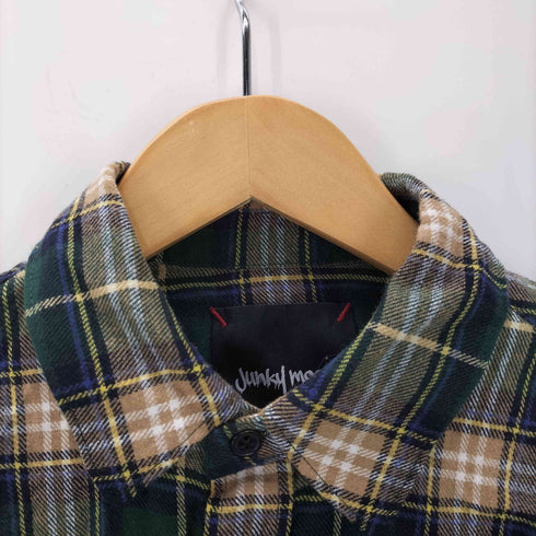 ジャンキームード JUNKY MOOD バックプリントチェック柄シャツ メンズ JPN:M