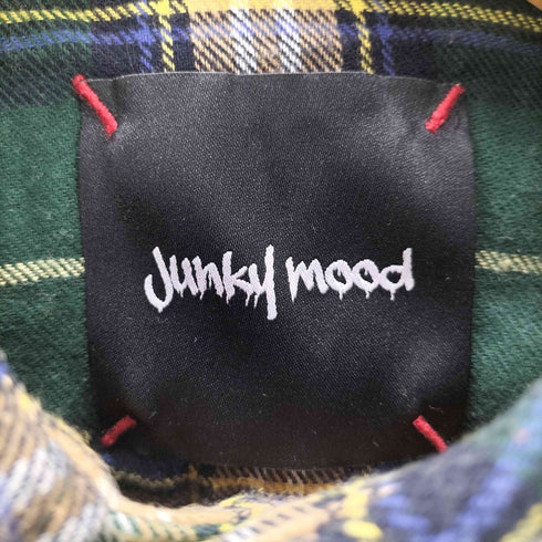 ジャンキームード JUNKY MOOD バックプリントチェック柄シャツ メンズ JPN:M