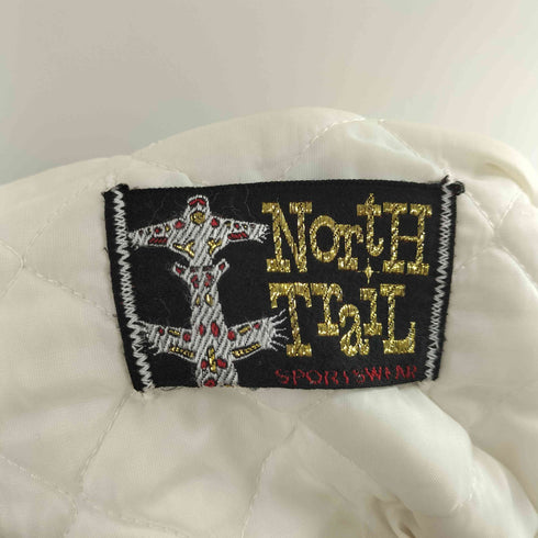 90s USA製 NORTH TRAIL 裏地キルティング スタジャン メンズ
