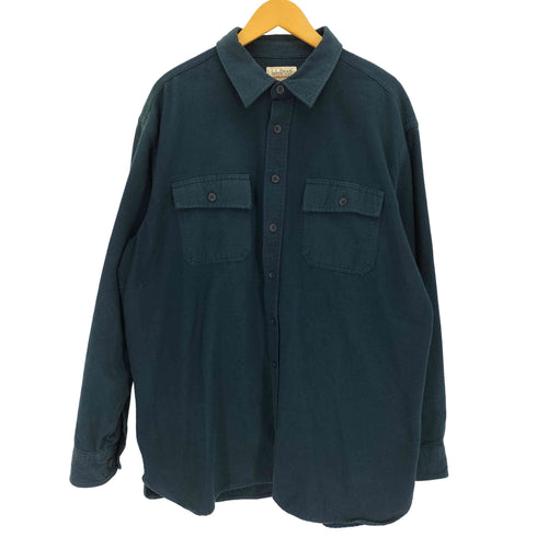 エルエルビーン L.L.Bean Chamois Cloth Shirt シャモア クロス L/S シャツ メンズ import:XL