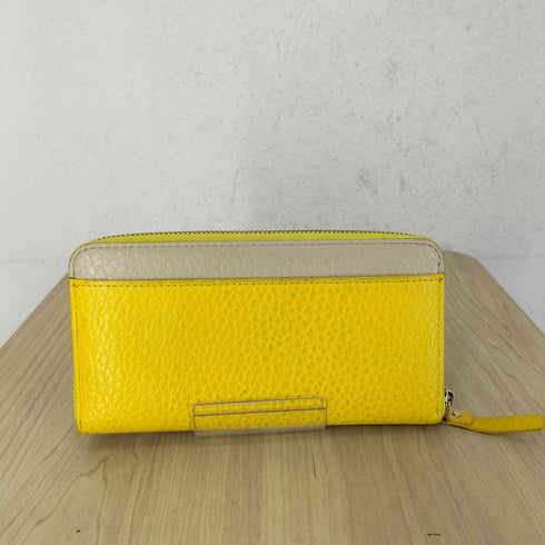 ケイトスペード Kate spade バイカラー レザーロングウォレット レディース