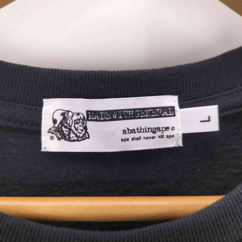 アベイシングエイプ A BATHING APE POLYGON APE HEAD TEE メンズ JPN:L