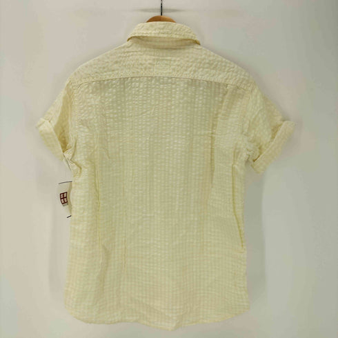 ポストオーバーオールズ POST OVERALLS USA製 シアサッカー 半袖シャツ メンズ JPN:M