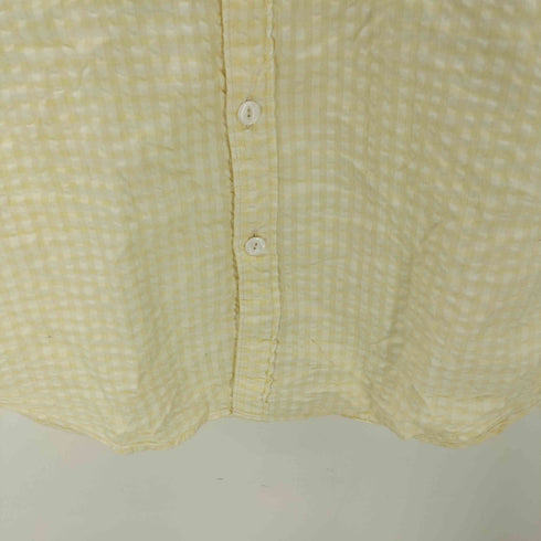 ポストオーバーオールズ POST OVERALLS USA製 シアサッカー 半袖シャツ メンズ JPN:M