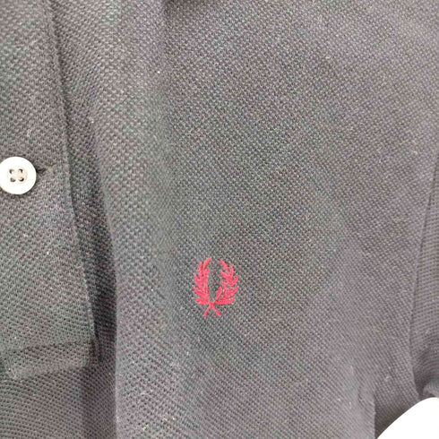 フレッドペリー FRED PERRY ユニオンジャック ロゴ刺繍 鹿の子 S/Sポロシャツ メンズ import:S