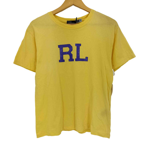ポロバイラルフローレン Polo by RALPH LAUREN RL ロゴプリント Tシャツ 短丈 メンズ import:M