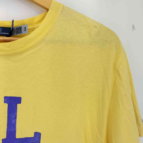 ポロバイラルフローレン Polo by RALPH LAUREN RL ロゴプリント Tシャツ 短丈 メンズ import:M