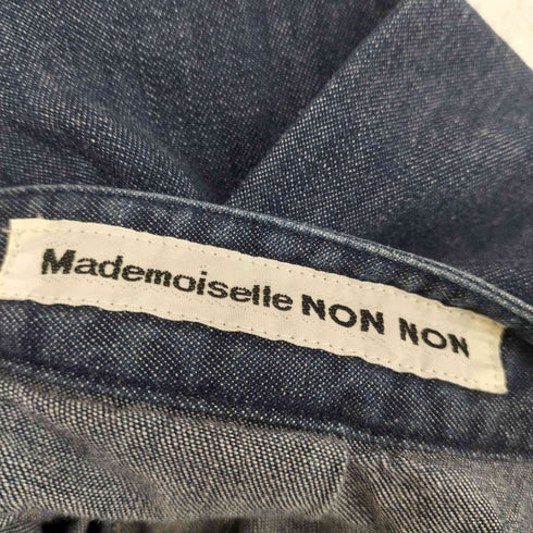 マドモアゼルノンノン mademoiselle NON NON デニム タックスカート レディース