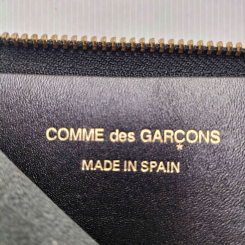 コムデギャルソン COMME des GARCONS スペイン製 L字型 ZIP ウォレット メンズ