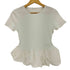 ザラ ZARA ペプラムコンビTシャツ レディース import:M