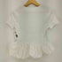 ザラ ZARA ペプラムコンビTシャツ レディース import:M