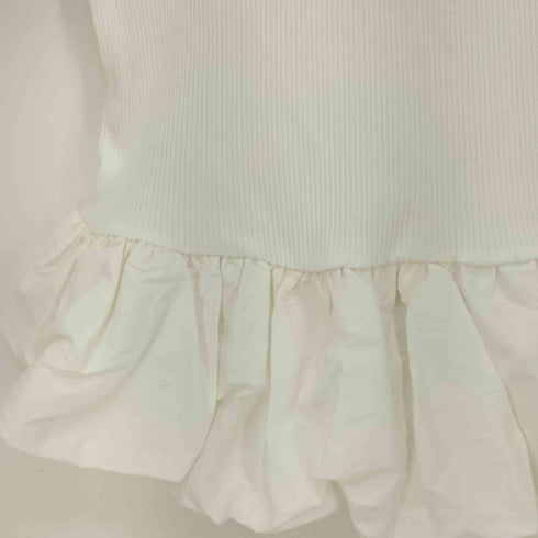 ザラ ZARA ペプラムコンビTシャツ レディース import:M