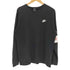 ナイキ NIKE スウッシュ ロゴ刺繍 コットンポリ L/S クルーネック スウェット メンズ import:XL