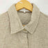 ザラ ZARA リネンサファリシャツ レディース import:L