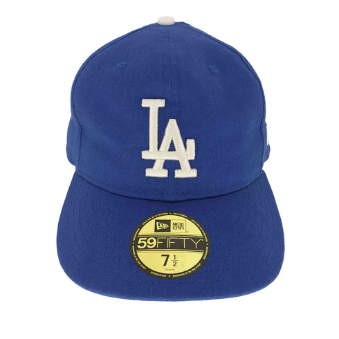 ニューエラ NEW ERA 59FIFTY Cotton Flax MLBチームロゴ刺繍 6パネルキャップ メンズ 7 1/2