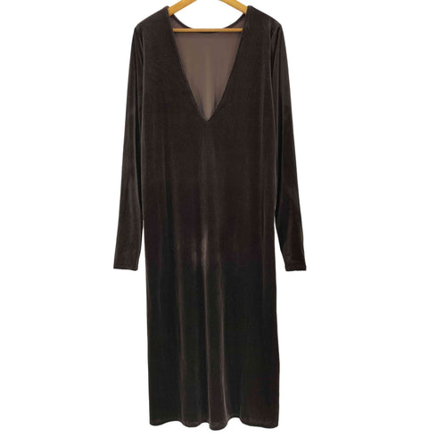 アーシー earthy ベロアマキシワンピース レディース JPN:S