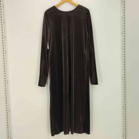 アーシー earthy ベロアマキシワンピース レディース JPN:S