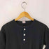 ヘルスニット Healthknit CLASSIC WEIGHT ヘンリーネック カットソー ネコ目ボタン メンズ import:L