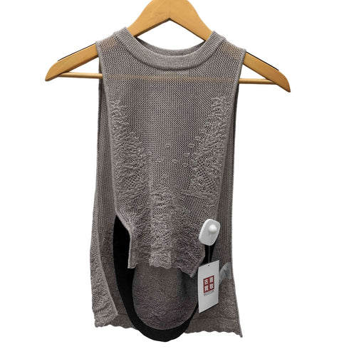 タン TAN CLEAR LACY VEST レディース