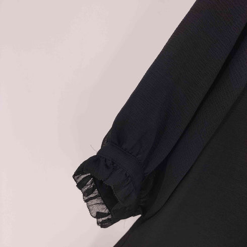 ユナイテッドアローズ UNITED ARROWS フリル リボン シアー ブラウス レディース