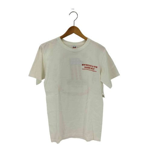 アンビル Anvil SYNDICATE BARBER SHOP 両面プリント クルーネック Tシャツ メンズ import:S