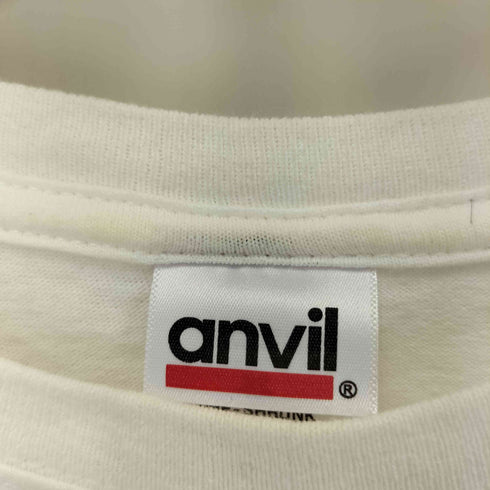 アンビル Anvil SYNDICATE BARBER SHOP 両面プリント クルーネック Tシャツ メンズ import:S