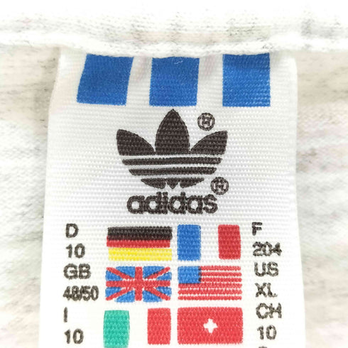 アディダス adidas 90S USA製 万国旗タグ プリントクルーネックTシャツ メンズ import:XL