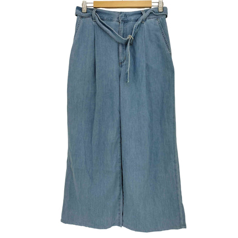 ジーユー GU ライトデニムベルテッドワイドパンツ レディース JPN:XL