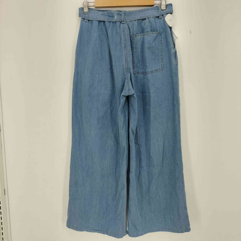 ジーユー GU ライトデニムベルテッドワイドパンツ レディース JPN:XL