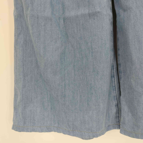 ジーユー GU ライトデニムベルテッドワイドパンツ レディース JPN:XL