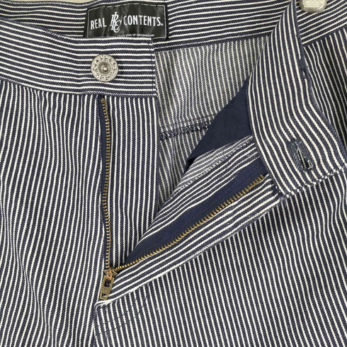 REAL CONTENTS ヒッコリーストライプショーツ メンズ XXL