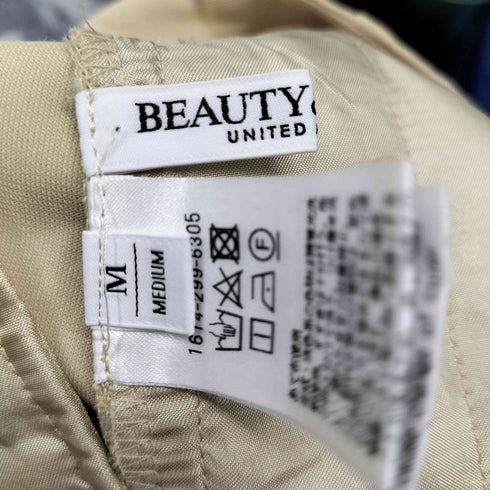 ビューティーアンドユースユナイテッドアローズ BEAUTY & YOUTH UNITED ARROWS カルゼ バックゴム テーパード パンツ 2 レディース JPN:M